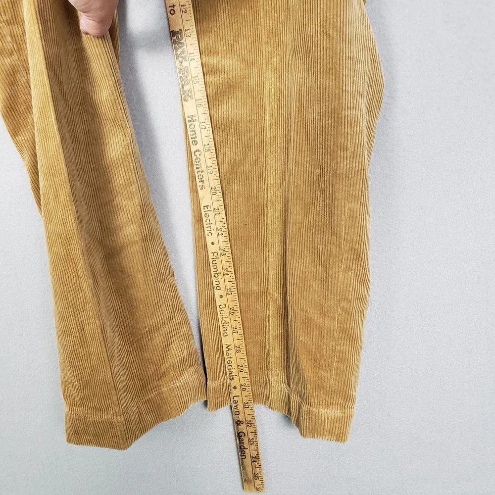 Polo‎ Ralph Lauren Men's 38x32 Corduroy Pant Dark Tan Academia Office Workwear
